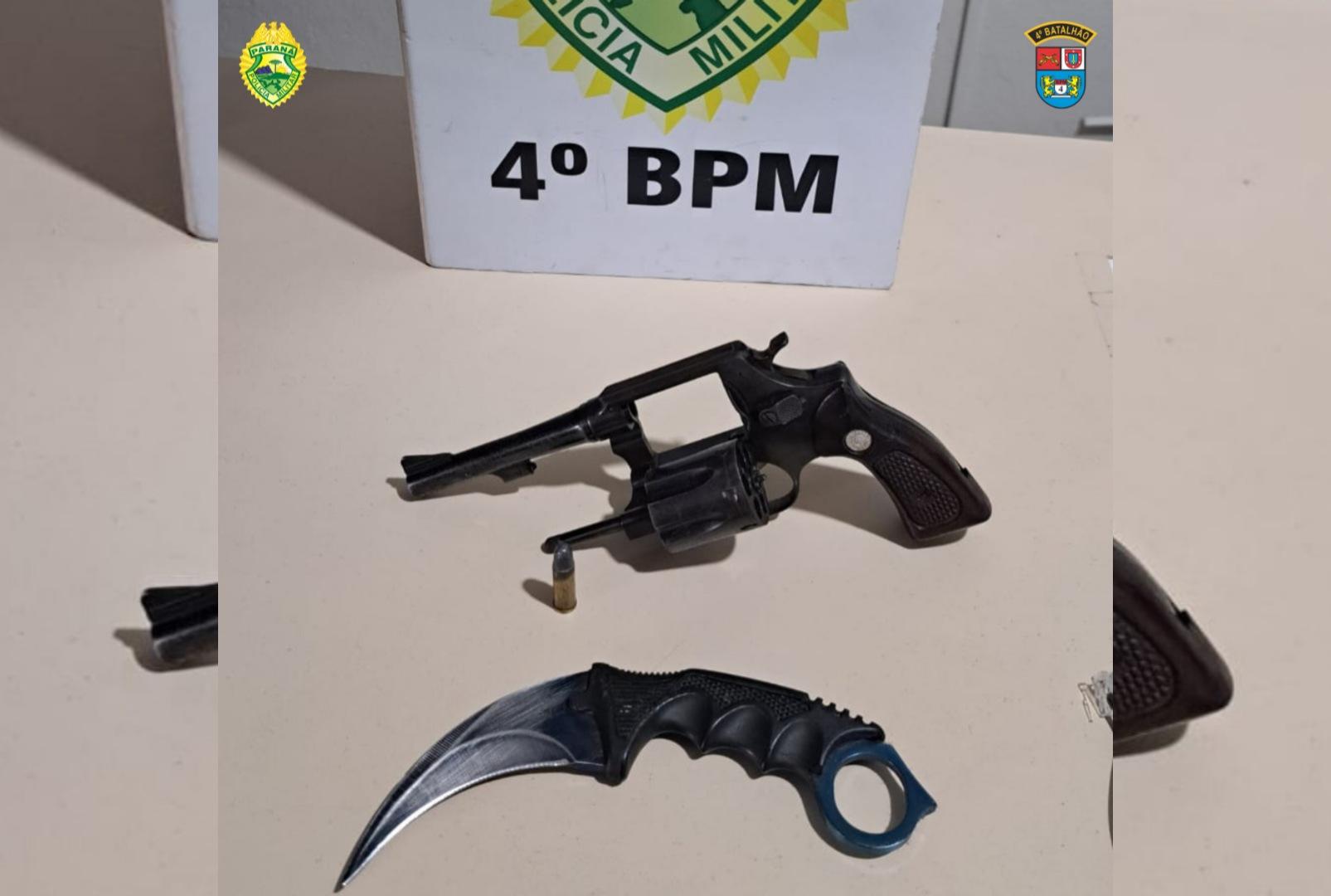 foto de Confusão entre dois homens termina em ferido, prisões e armas apreendidas em Paiçandu