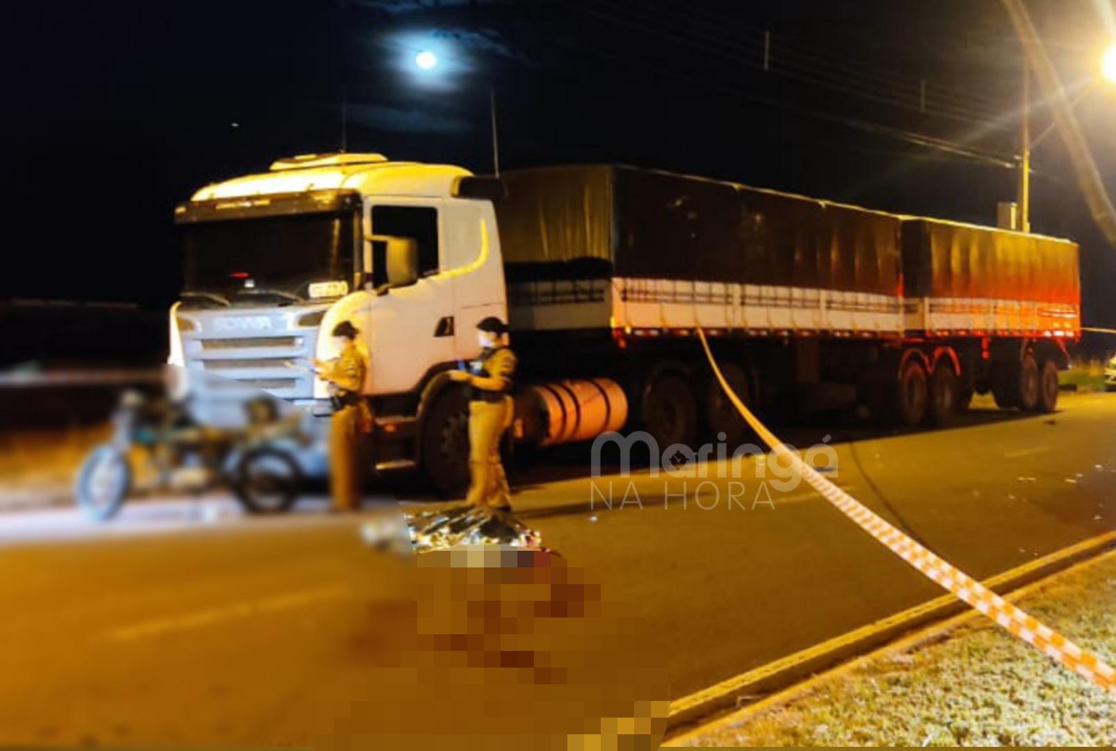 foto de Motociclista morre após se envolver em colisão violenta em avenida de Maringá