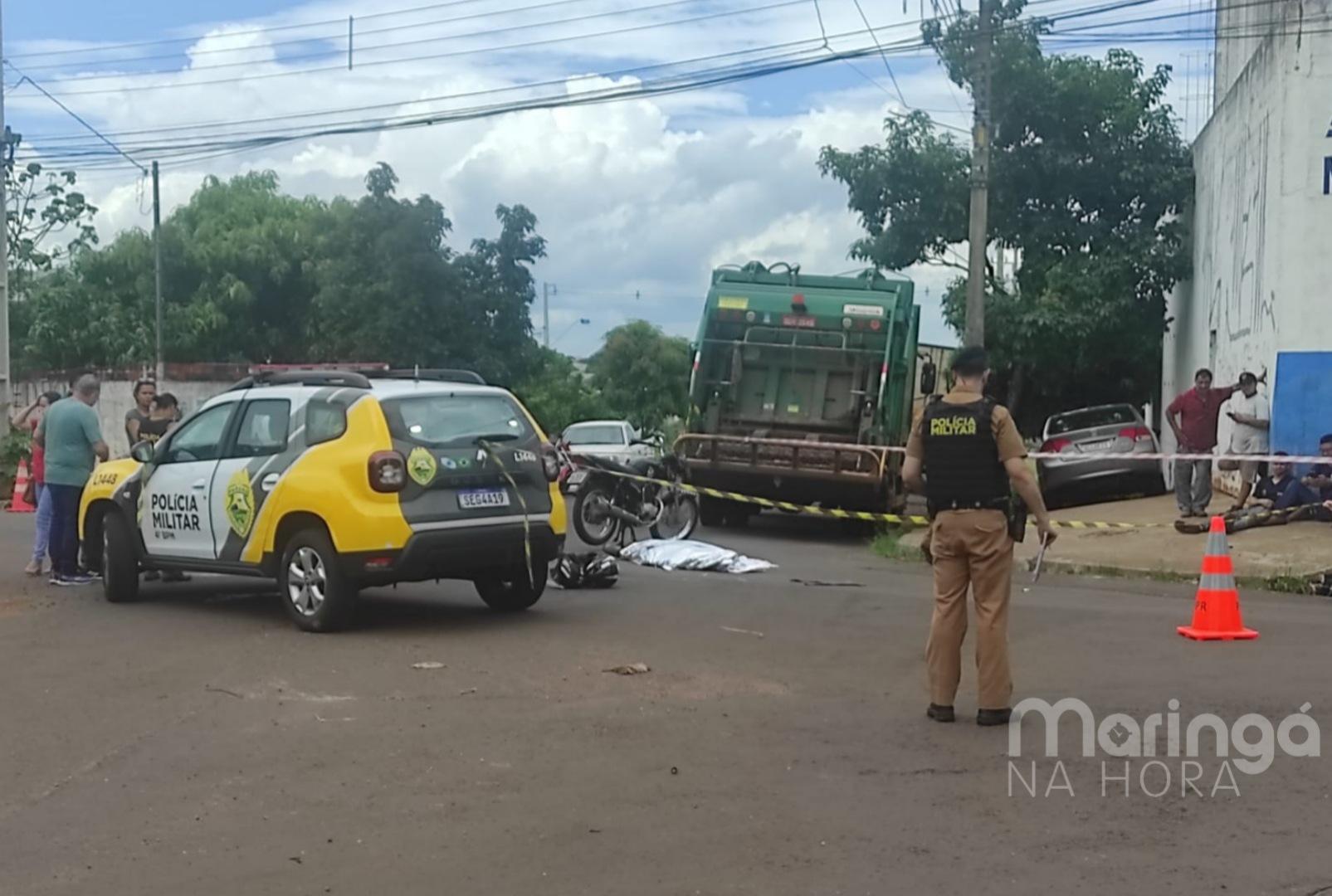 foto de Motociclista morre em gravíssimo acidente durante a tarde em Maringá