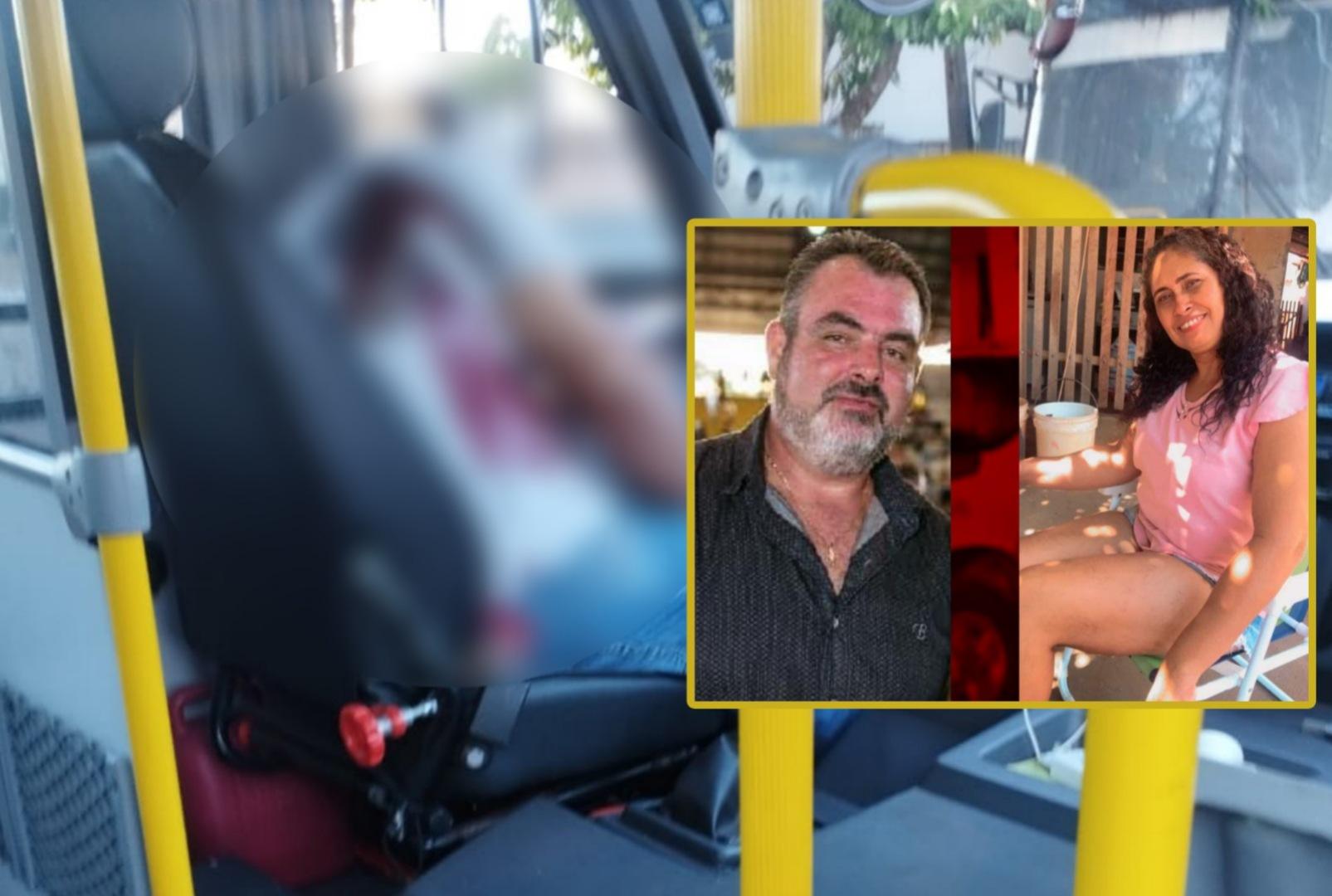 foto de Homem é cruelmente morto dentro de micro-ônibus e mulher no interior de casa