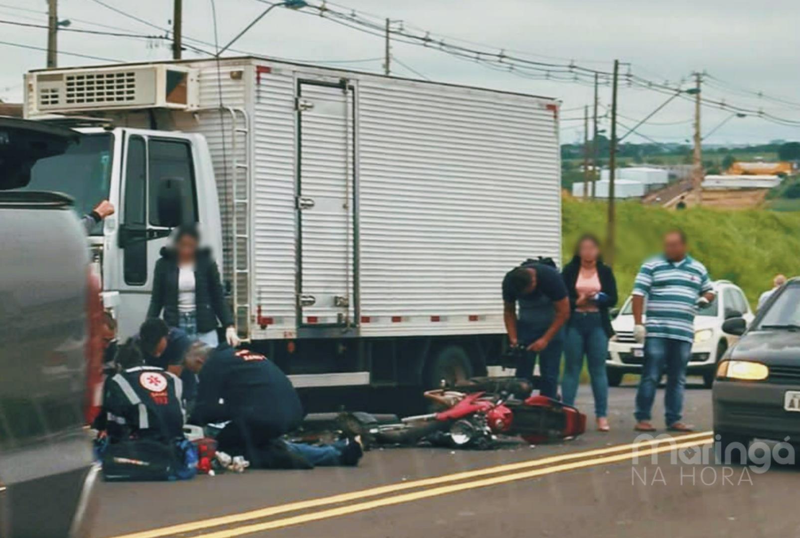 foto de Motociclista morre em acidente durante a manhã no Contorno Sul de Maringá