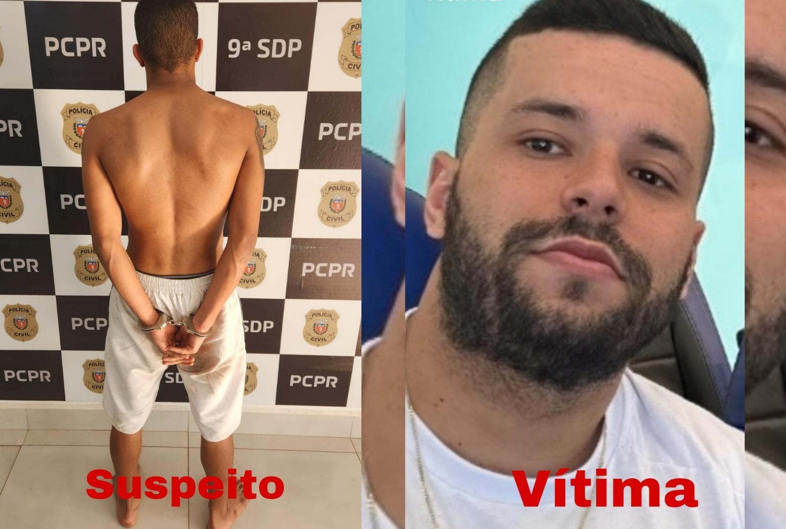 foto de Polícia prende jovem suspeito de ser o atirador que matou vigilante em Maringá