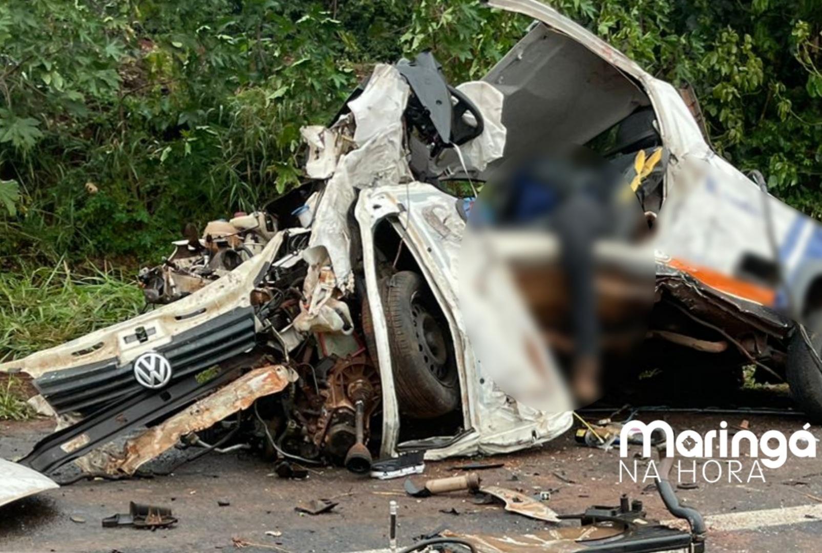 foto de Colisão entre três veículos deixa morte e feridos na BR-376