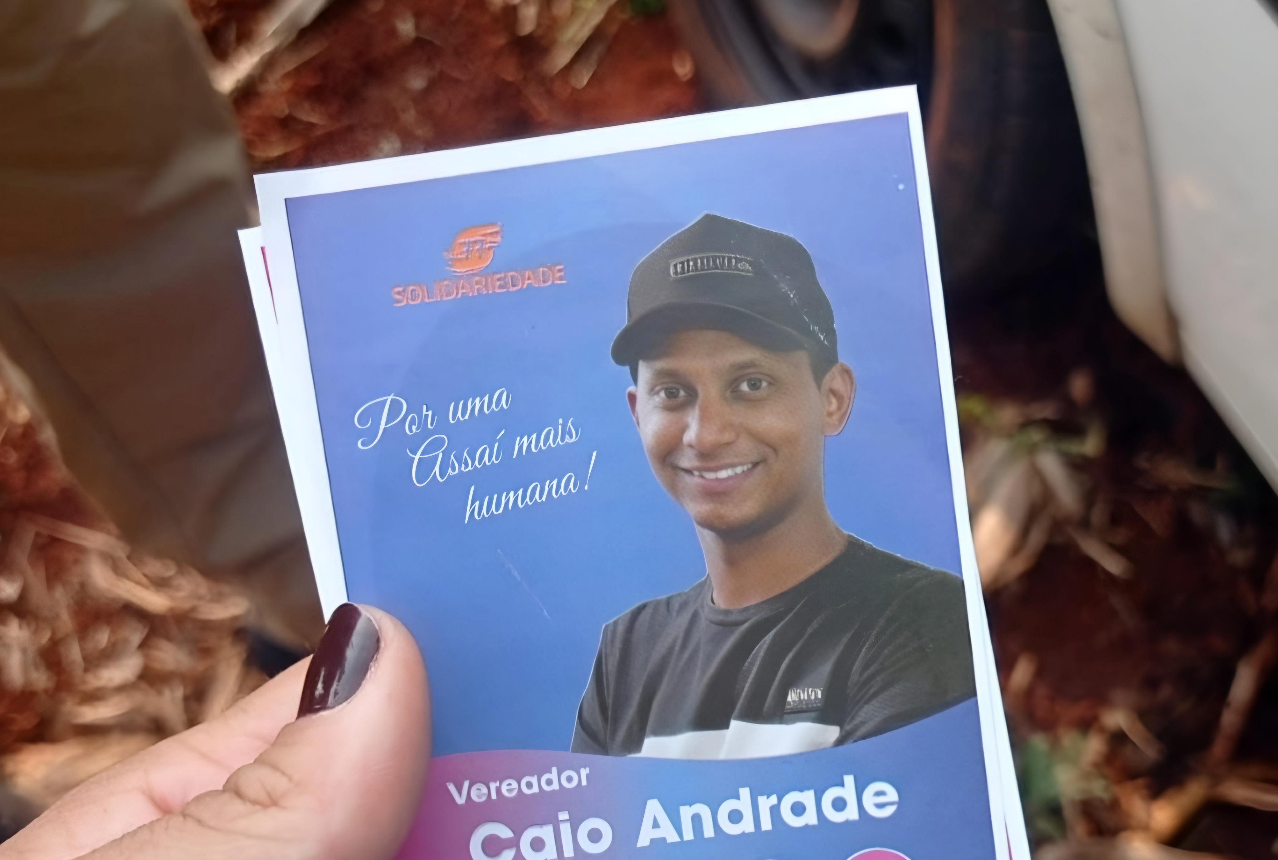 foto de Candidato a vereador de cidade no Paraná, Caio Andrade, recebe 57 votos mesmo preso por tráfico de drogas