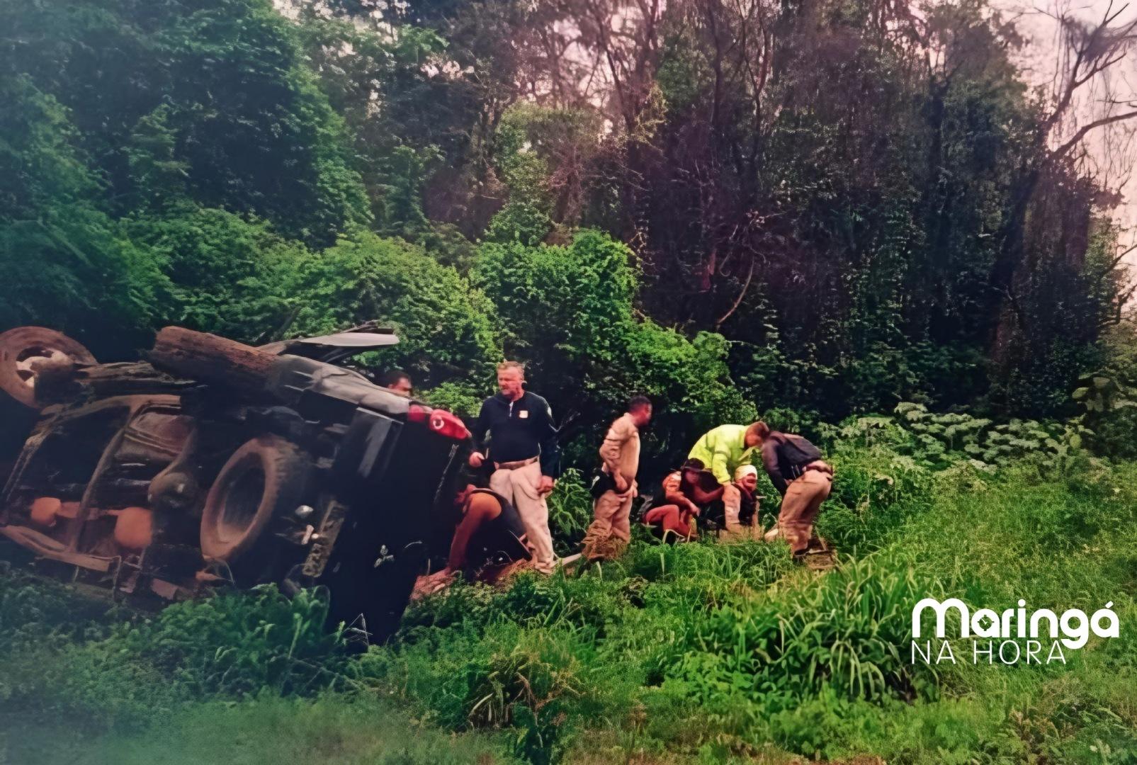 foto de Dois policiais militares morrem em acidente a caminho do batalhão na BR-376, no PR