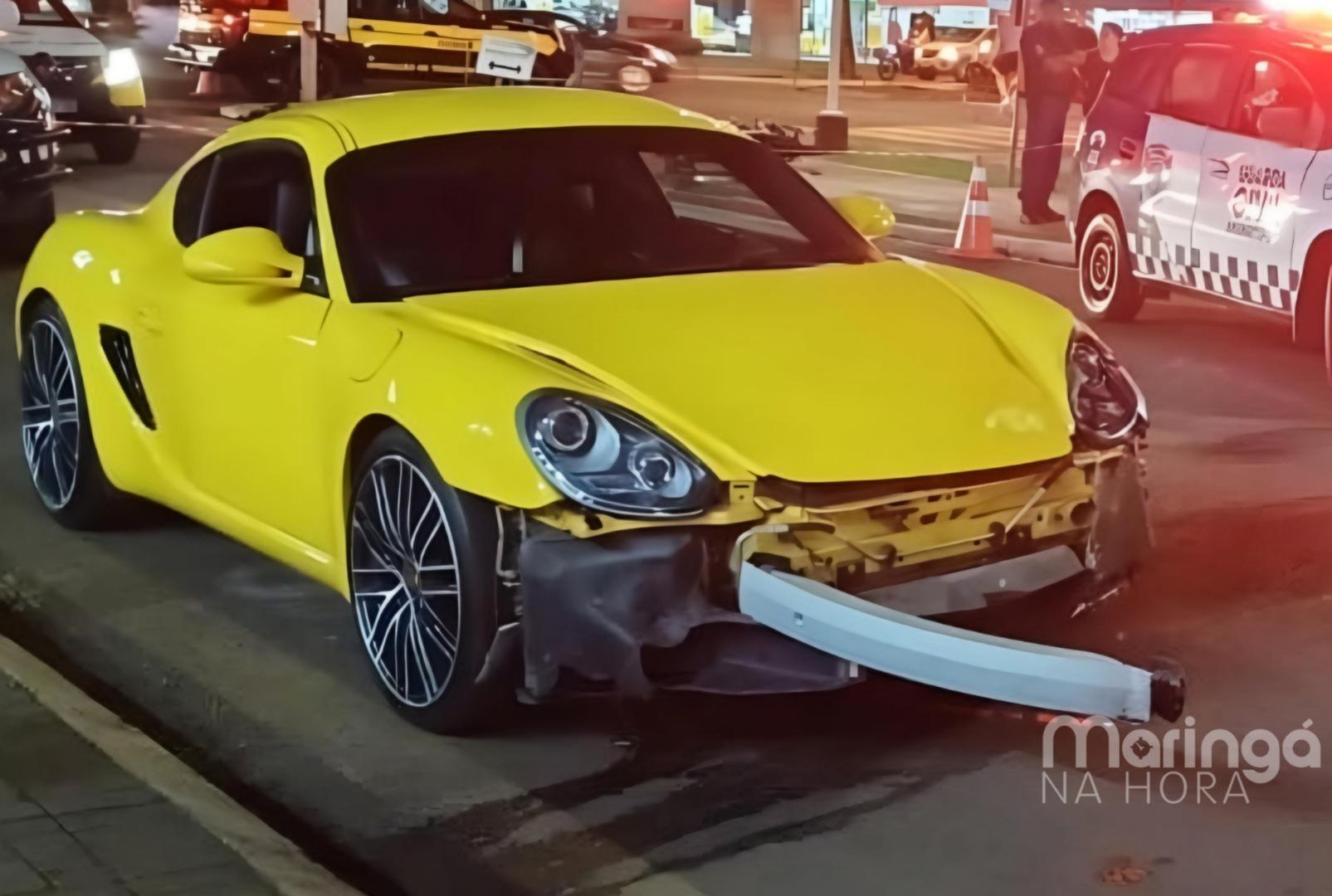 foto de Jovem perde a vida em colisão entre Porsche e moto na zona sul de Maringá