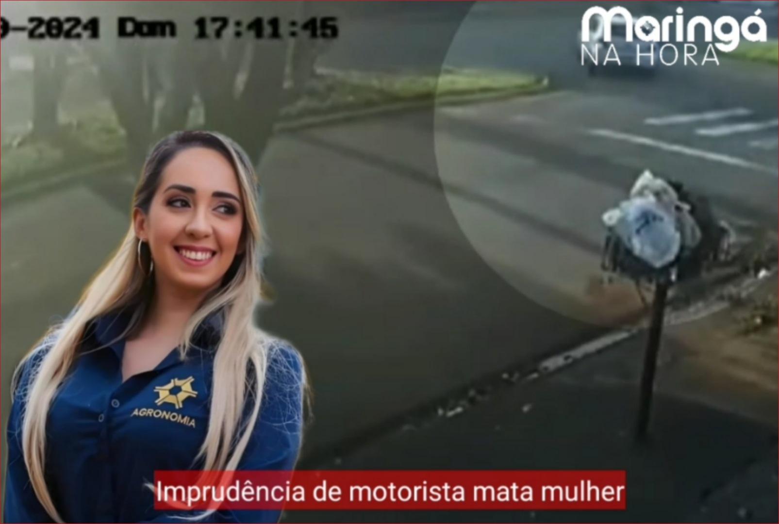 foto de Imprudência de motorista mata agrônoma em Maringá; VÍDEO