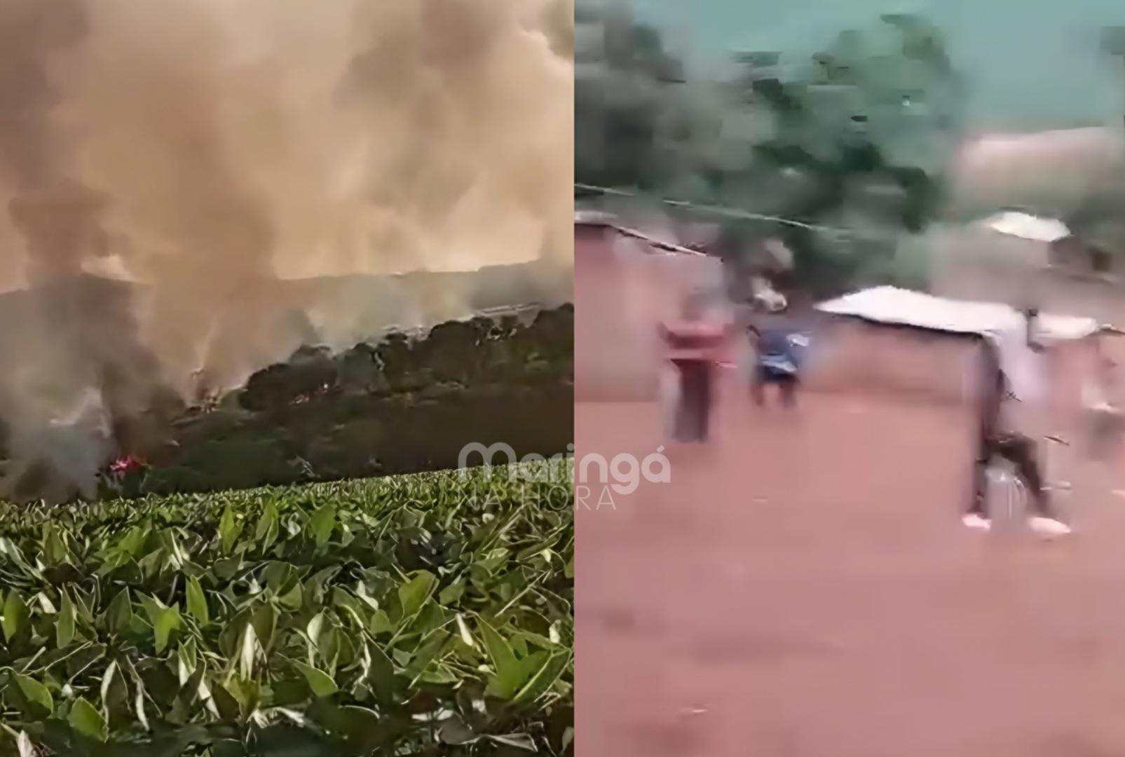 foto de Vídeo: conflito entre tribos indígenas termina com vários feridos no Paraná