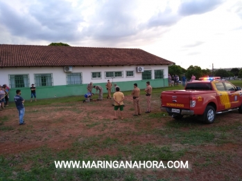 foto de Chão cede, e criança morre após cair em fossa enquanto brincava em escola de Ângulo