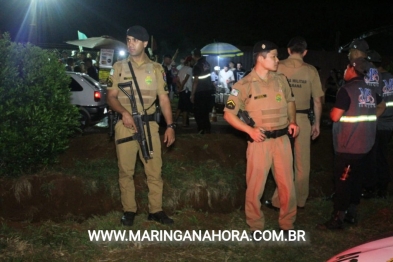 foto de Após atropelar várias pessoas motorista que estava armado é morto por policiais militares em Maringá