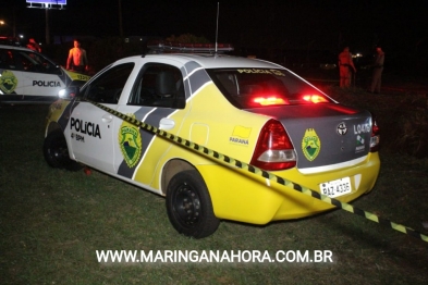 foto de Após atropelar várias pessoas motorista que estava armado é morto por policiais militares em Maringá