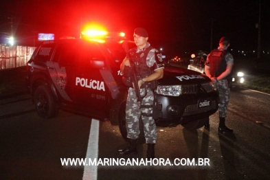 foto de Após atropelar várias pessoas motorista que estava armado é morto por policiais militares em Maringá