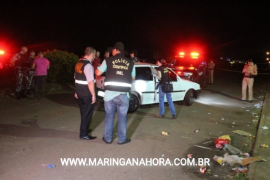 foto de Após atropelar várias pessoas motorista que estava armado é morto por policiais militares em Maringá