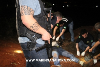 foto de Suspeitos de amarrar criança de 6 anos, durante assalto, morrem em confronto com a Polícia Civil de Maringá