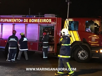 foto de Duas pessoas ficaram feridas após colisão com ônibus Cidade Verde em Maringá