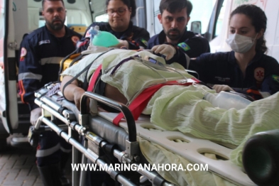 foto de A caminho da escola, irmãos são atropelados por caminhão em Sarandi