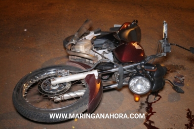 foto de Motociclista fica gravemente ferido após acidente em Maringá