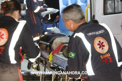 foto de Motociclista é entubado após acidente entre moto e bicicleta em Maringá