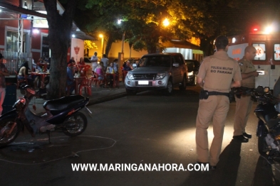 foto de Batida entre motos deixa duas pessoas feridas em Paiçandu