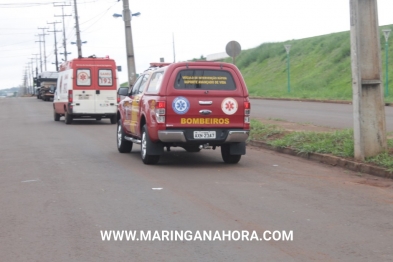 foto de Ciclista fica gravemente ferida após colisão com caminhão em Paiçandu 