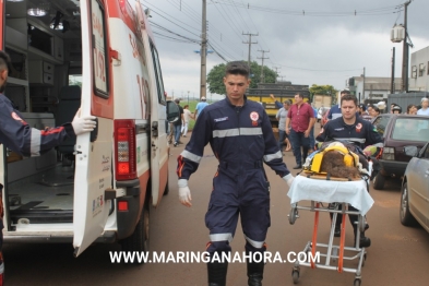 foto de Ciclista fica gravemente ferida após colisão com caminhão em Paiçandu 