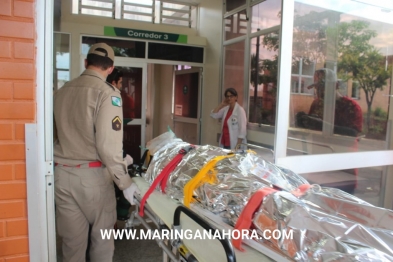 foto de Homem é socorrido com ferimentos graves após ser espancado em Maringá