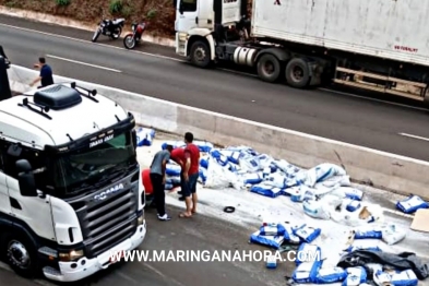 foto de Homem morre após capotar caminhonete no Contorno Norte, em Maringá