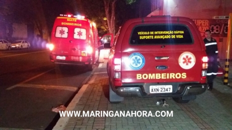 foto de Em Maringá; ao passar por buraco, ciclista cai, bate a cabeça, e é socorrido em estado grave