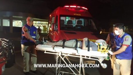 foto de Em Maringá; ao passar por buraco, ciclista cai, bate a cabeça, e é socorrido em estado grave