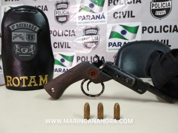 foto de Idoso é preso acusado de ameaçar uma pessoa com arma de fogo em Paiçandu 