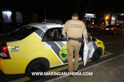 foto de Rapaz é baleado em frente a tabacaria, e levado de moto para hospital, em Maringá