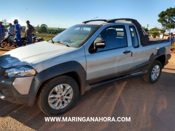 foto de Motociclista fica ferida após acidente na marginal da rodovia em Paiçandu