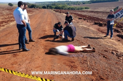 foto de Identificado corpo encontrado em estrada rural de Maringá