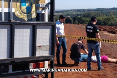 foto de Identificado corpo encontrado em estrada rural de Maringá