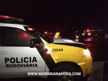 foto de Carro capota, e deixa três feridos na PR-317