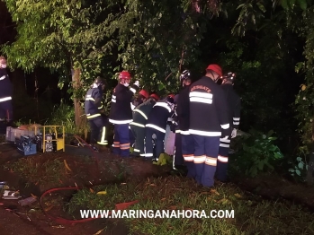 foto de Carro capota, e deixa três feridos na PR-317