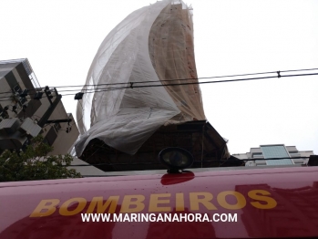 foto de Trabalhador sobrevive após cair do 18º andar de um prédio em construção em Maringá