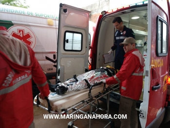 foto de Homem é atropelado por motociclista na Avenida Colombo, em Maringá 