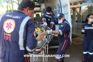 foto de Ciclista de 44 anos fica gravemente ferido após perder equilíbrio e cair em Maringá