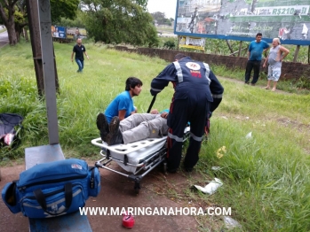 foto de Grávida de 8 meses e motociclista ficam gravemente feridos após motorista ultrapassa sinal vermelho em Maringá