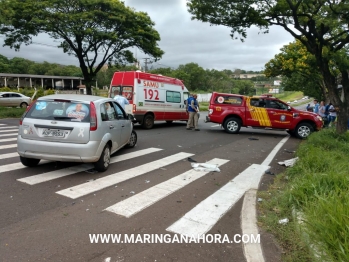 foto de Grávida de 8 meses e motociclista ficam gravemente feridos após motorista ultrapassa sinal vermelho em Maringá