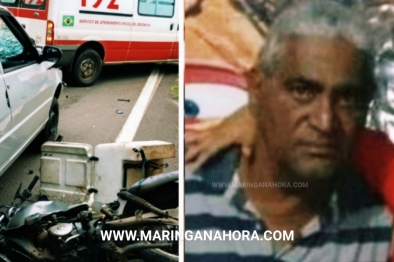 foto de Morre no hospital motociclista atingido por carro que avançou o semáforo em Maringá