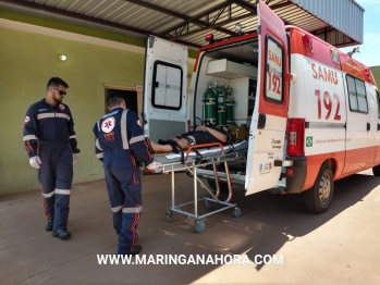 foto de Motorista abre porta de veículo estacionado, e provoca queda de motociclista em Paiçandu 