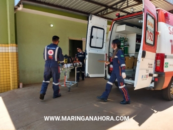 foto de Motorista abre porta de veículo estacionado, e provoca queda de motociclista em Paiçandu 