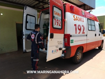 foto de Motorista abre porta de veículo estacionado, e provoca queda de motociclista em Paiçandu 