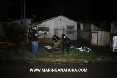 foto de Homem é morto a tiros enquanto caminhava por rua, do Conjunto Itaparica em Maringá