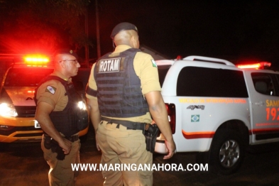 foto de Homem é morto a tiros enquanto caminhava por rua, do Conjunto Itaparica em Maringá