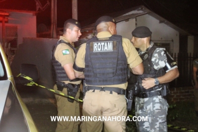 foto de Homem é morto a tiros enquanto caminhava por rua, do Conjunto Itaparica em Maringá