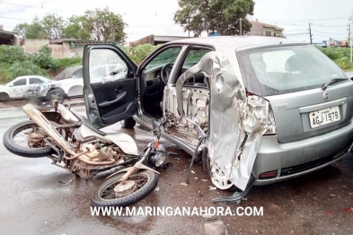 foto de Homem se envolve em acidente no Contorno Sul, no mesmo local onde cunhado morreu no domingo passado em Maringá