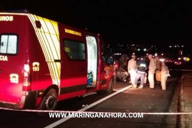 foto de Jovem morre depois de carro capotar no Parque Industrial em Maringá